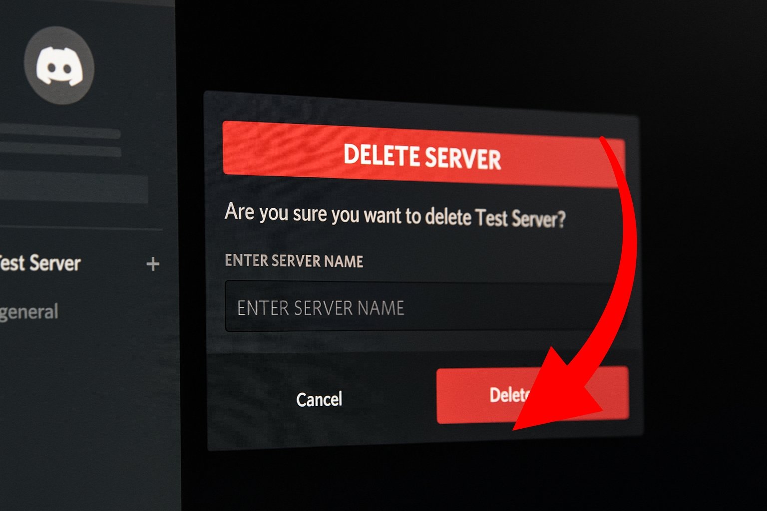 Comment supprimer un serveur Discord