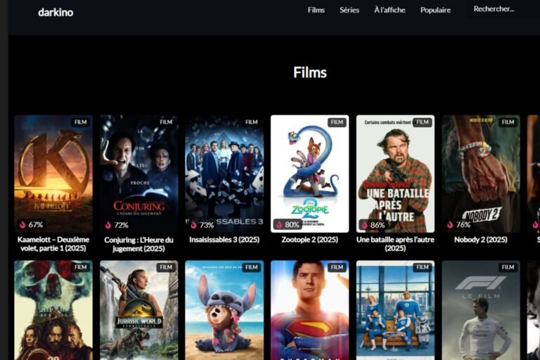 Darkino la plateforme streaming