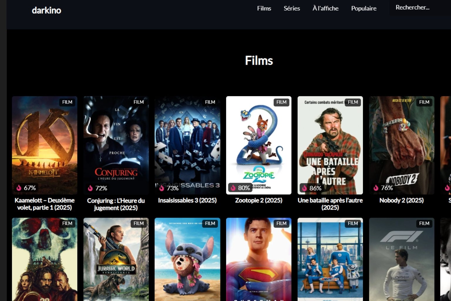 Darkino la plateforme streaming
