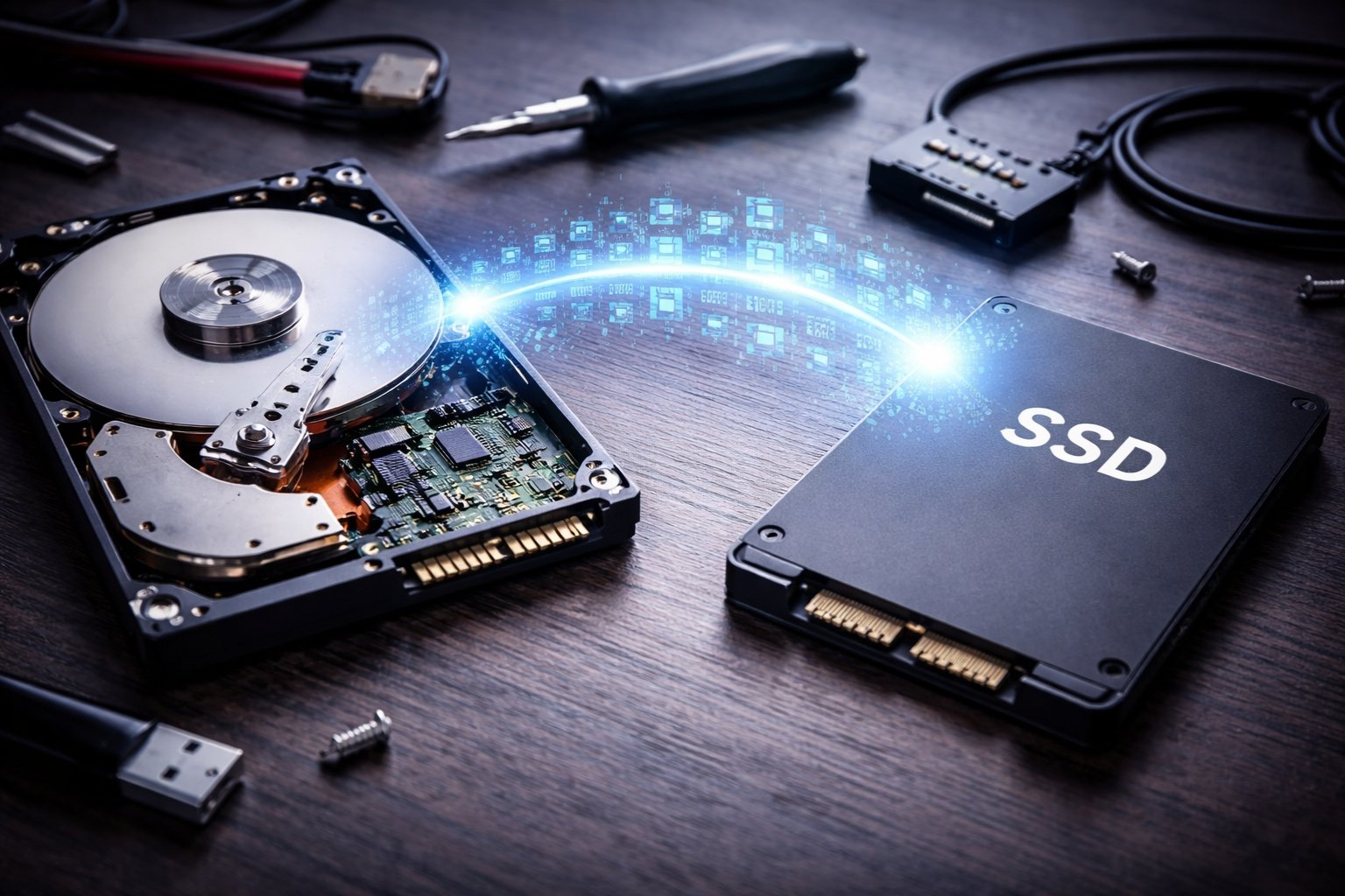 Cloner un disque dur vers un SSD